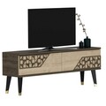 Comoda TV, Olivia, Toronto, 120x45.2x29.6 cm, PAL, Nuc / Stejar Safir