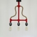 Candelabru All Design, metal, 38x50 cm, Red