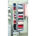 Organizator pentru incaltaminte Evie, iDesign, 7-10 rafturi, 15x30.5x137 cm, gri