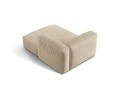 Sezlong modular living dreapta 1 loc, Martina-120, Micadoni Home, 176x123x75 cm, catifea, bej deschis