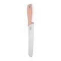 Cutit pentru paine, Brabantia, Tasty Colours, 32 cm, inox/plastic, roz