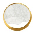 Aplica de perete Marble, Mauro Ferretti, 2 x E14, 40W, 24x6x24 cm, marmura/fier, auriu/alb marmorat