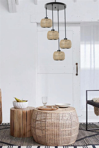 Lustra, Rattan, 941RTN1129, Ratan, Ratan