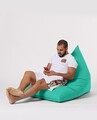 Fotoliu puf, Bean Bag Ferndale, Pyramid Bed, 145 cm, poliester impermeabil, turcoaz