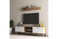 Comoda TV, Tanmob, TVU0103, 180x48x35 cm, PAL , Alb/Pin Atlantic