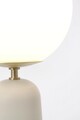 Lampa de masa Delphine, Bizzotto, D20x51 cm, 1 x E27, 15W, metal/sticla, alb