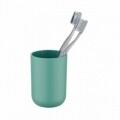 Suport periute si pasta de dinti Brasil Green, Wenko, 7.3 x 10.3 cm, plastic, verde