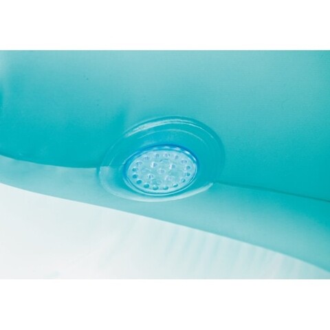 Piscina gonflabila pentru copii Whale, 200 L, 201x196x91 cm, polivinil, multicolor