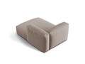 Sezlong modular living dreapta 1 loc, Martina-169, Micadoni Home, 176x123x75 cm, tesatura structurata catifelata, bej inchis