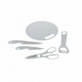 Set 5 ustensile de bucatarie Mint, inox/plastic, verde deschis