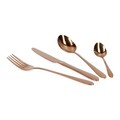 Set tacamuri 16 piese Abele, Homla, inox tip 430, bronz