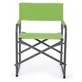 Scaun pliabil pentru exterior Olbia, Bizzotto, 55x47x78 cm, otel/poliester, verde lime