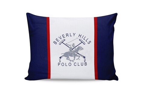 Set 2 fete de perna, 50x80 cm, 100% bumbac ranforce, Beverly Hills Polo Club, BHPC 001, albastru inchis