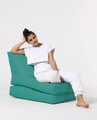 Fotoliu extensibil, Siesta, Ferndale Bean Bag, 55 - 180 cm, poliester impermeabil, turcoaz