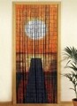 Perdea decorativa pentru usa, Maximex, Bamboo, hand-made, 90 x 200 cm, bambus, multicolor