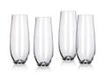 Set 4 pahare pentru sampanie Stemless, Banquet, 230 ml, sticla