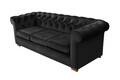 Canapea Oxford Chesterfield, 93x214x75 cm, 3 locuri, Graphite