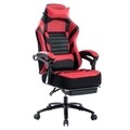 Scaun gaming, Axel, L.69 l.67 H.130-136, piele ecologica/plastic/metal, rosu/negru