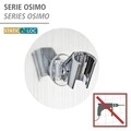 Suport autoadeziv pentru furtunul de dus, Wenko, Static-Loc® Osimo, 9.5 x 6.2 x 9.5 cm, plastic