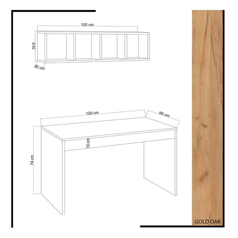 Birou, Mod Design, Ertel, Stejar