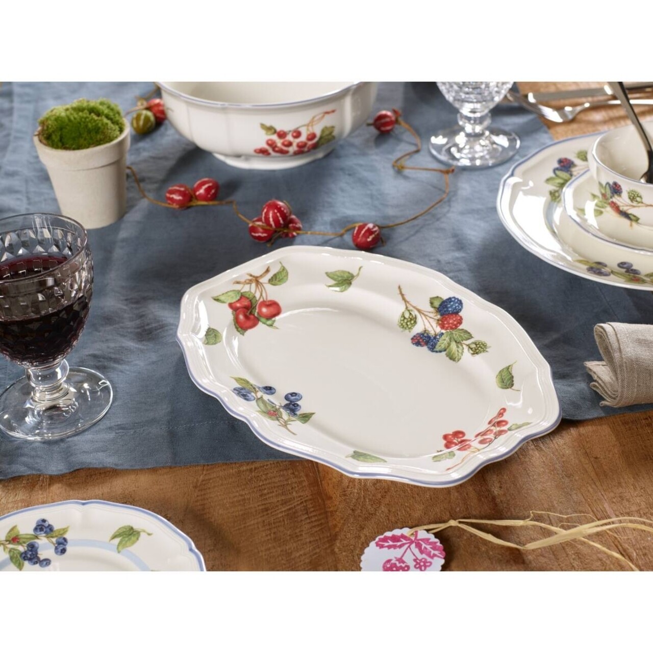 Set 4 pahare de vin rosu, Villeroy & Boch, Boston, 310 ml, sticla cristal, transparent - 2 | YEO