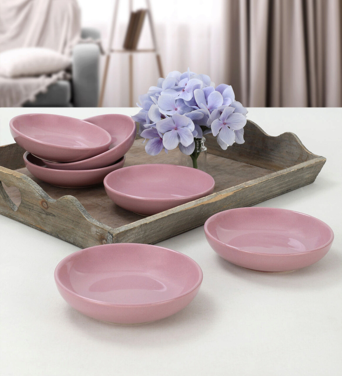 Set Boluri Pentru Sos, Keramika, 275KRM1458, Ceramica, Mov