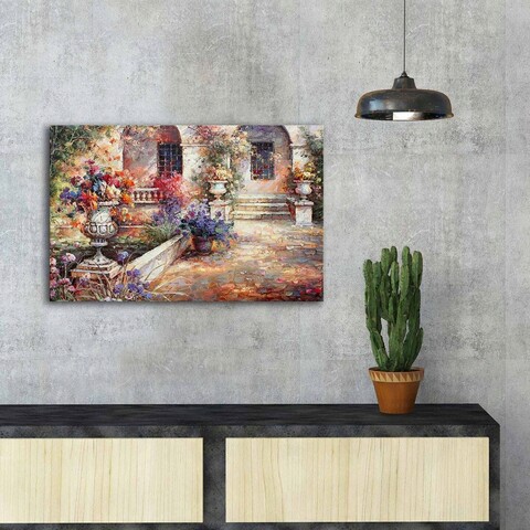 Tablou decorativ, FAMOUSART-018, Canvas, Dimensiune: 45 x 70 cm, Multicolor