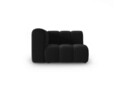 Modul canapea stanga 1 loc, Lupine, Micadoni Home, BL, 114x87x70 cm, catifea, negru