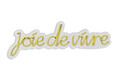 Decoratiune luminoasa LED, Joie de Vivre, Benzi flexibile de neon, DC 12 V, Galben