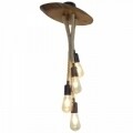 Candelabru All Design, handmade, 70x38x18 cm, Walnut