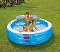 Piscina Intex Family, 229x218x79 cm, 590 L, polivinil, albastru