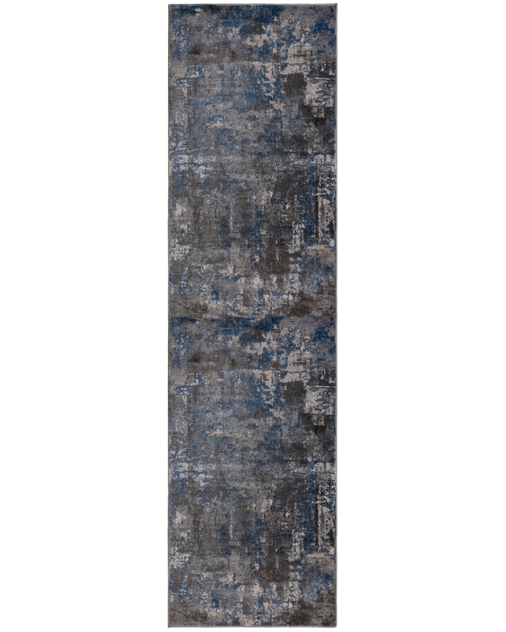 Covor Wonderlust, Flair Rugs, 80x300 cm, polipropilena, albastru/gri