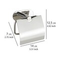 Suport pentru hartie igienica Orea, Wenko, 14x7x12.5 cm, inox, argintiu lucios