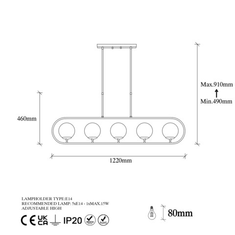 Lustra, Fulgor, 942FLG1143, Metal, Auriu