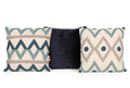 Set fete de perna, Moon Beach Pillow Set Cover, 20% in, 80% poliester, Turcoaz / Gri / Bleumarin / Crem