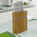 Set cutite 6 piese Richardson Sheffield, Forme Contour, 18.1x10x37.6 cm, lemn/inox 13/0, natur/argintiu