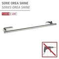 Suport pentru prosoape Orea, Wenko, 60x7x4.5 cm, inox, argintiu lucios