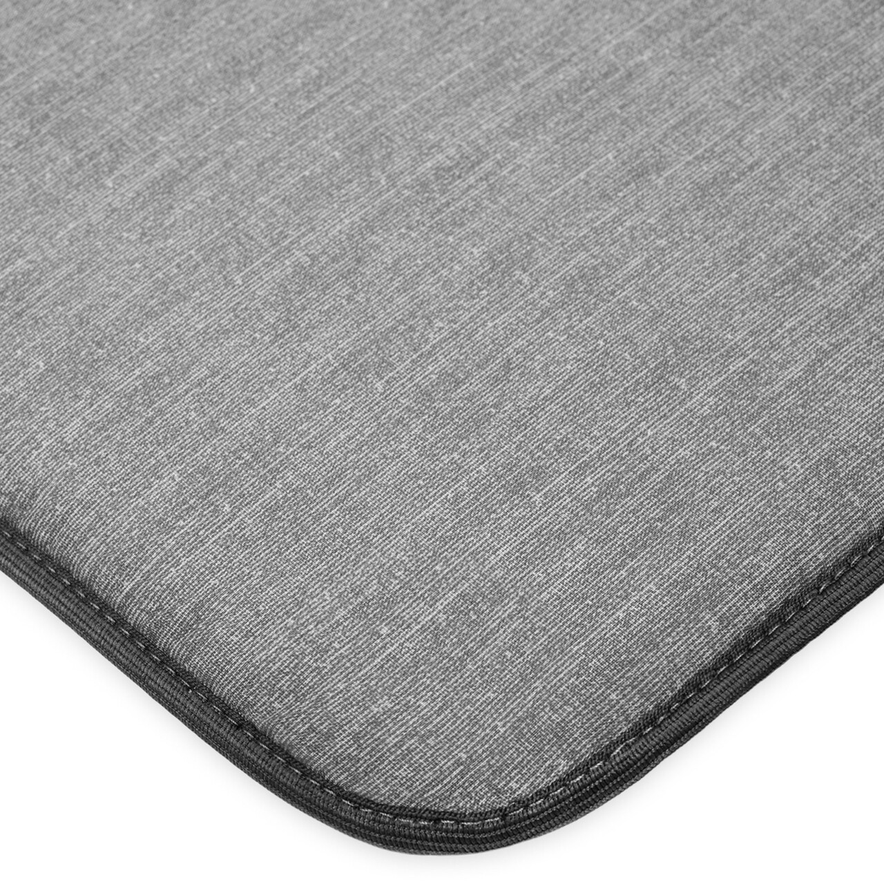 Perna patrata scaun Basic Grey, 40x40x2 cm, poliuretan/poliester, gri