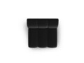 Modul canapea 1 loc fara cotiere, Lupine, Micadoni Home, BL, 90x87x70 cm, catifea, negru