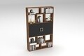 Biblioteca RF.004.004.136, Gauge Concept, 93x22x150 cm, PAL, aluna/negru