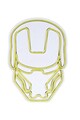 Decoratiune luminoasa LED, Iron Man, Benzi flexibile de neon, DC 12 V, Galben