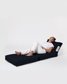 Fotoliu extensibil, Siesta, Ferndale Bean Bag, 55 - 180 cm, poliester impermeabil, negru