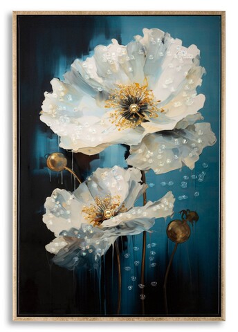 Tablou decorativ Bluey, Mauro Ferretti, 42x62 cm, metal/lemn de brad/canvas, multicolor