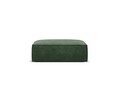 Taburet, Kaelle, Micadoni Home, BL, 100x80x38 cm, poliester chenille, verde bottle