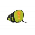 Geanta cu indicator luminos pentru bicicleta Jocca, unisex, negru/galben