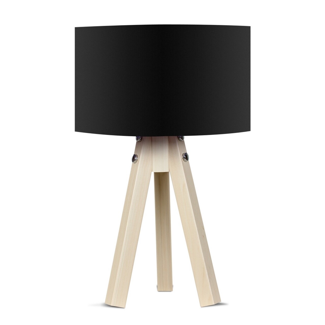 Lampa Casa Parasio, 25x25x45 cm, 1 x E27, 60 W, negru/natural