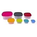 Set 7 caserole pentru alimente, plastic, multicolor