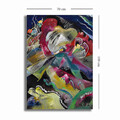 Tablou decorativ, 70100KANDINSKY019, Canvas , Lemn, Multicolor