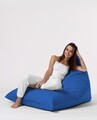 Fotoliu puf, Bean Bag Ferndale, Pyramid Bed, 145 cm, poliester impermeabil, albastru