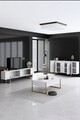 Set mobilier living, Bexley, Luxe, PAL, Alb/Auriu